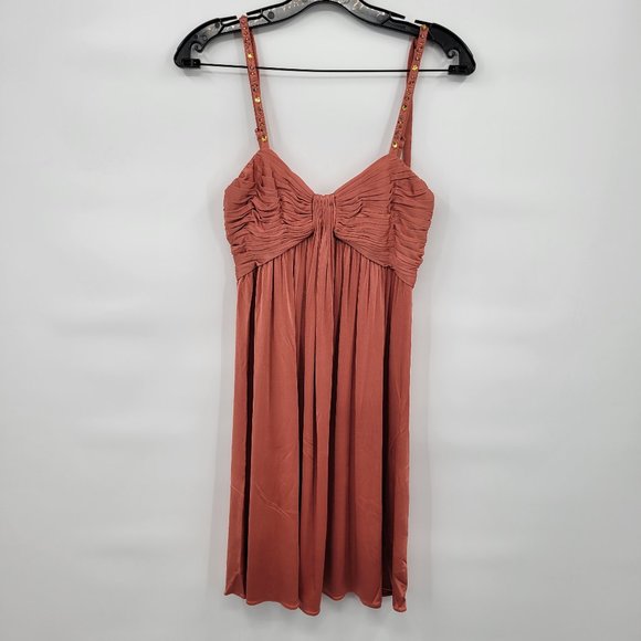 BCBGMaxazria Orange Mini Casual Dress Size 2 - ASO Taylor Swift - Picture 2 of 11